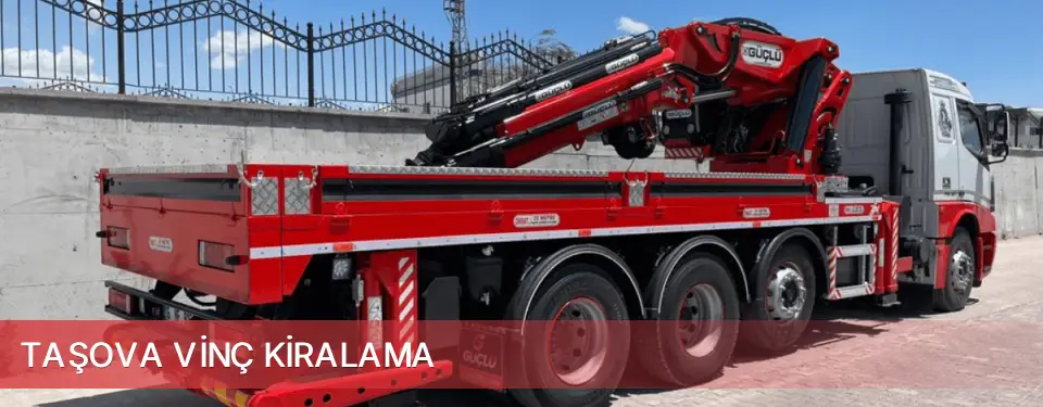 Taşova İlçemi Vinç Kiralama